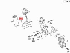 Mercedes W140 Oil Filter Mann Filter Brand A6011800009