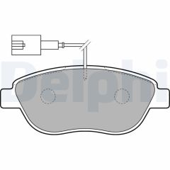 Fiat Linea 2007-2015 1.6 multijet Ön Fren Balata Fişli DELPHİ 77364897