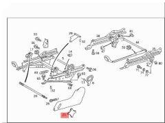 Mercedes W209 Koltuk Ayar Kolu Gva Marka A2029190088