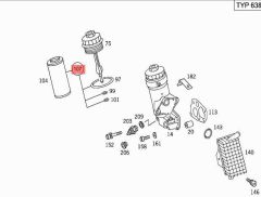 Mercedes W164 Yağ Filtresi Knecht Marka  A6011800009