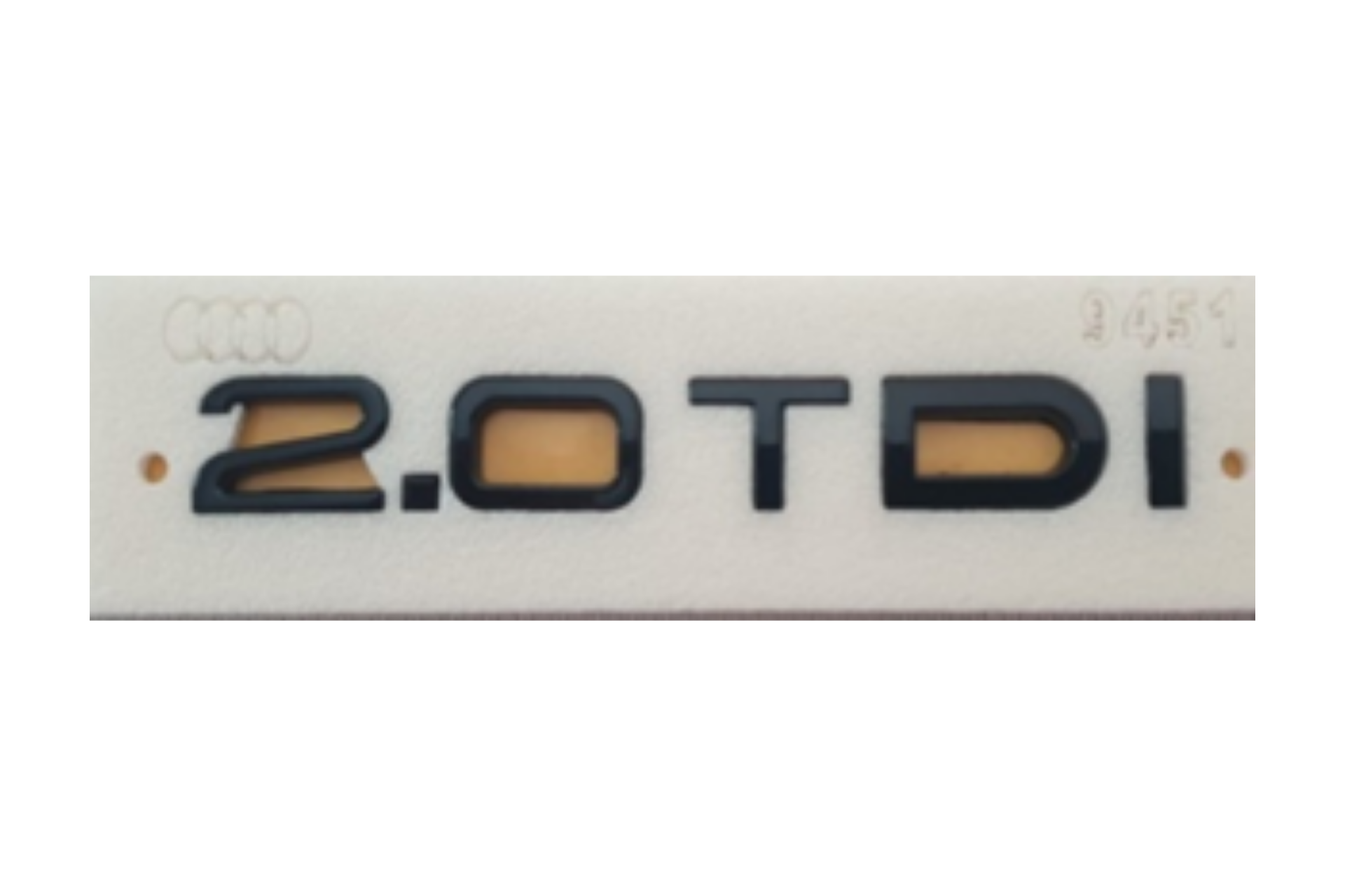 Audi 2.0 TDI Yazısı 20 - 141 mm Siyah İthal Marka 8P0853743G 2ZZ NVA