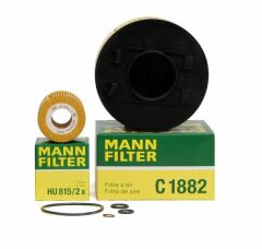 Bmw E46 Кузов 316i-318i 2002-2006 Масляный и воздушный фильтр Mann Brand C1882 - HU815-2X