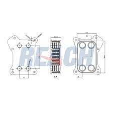 Fiat Panda 1.3 Multijet Yağ Soğutucu Radyatörü REACH Marka 55193743