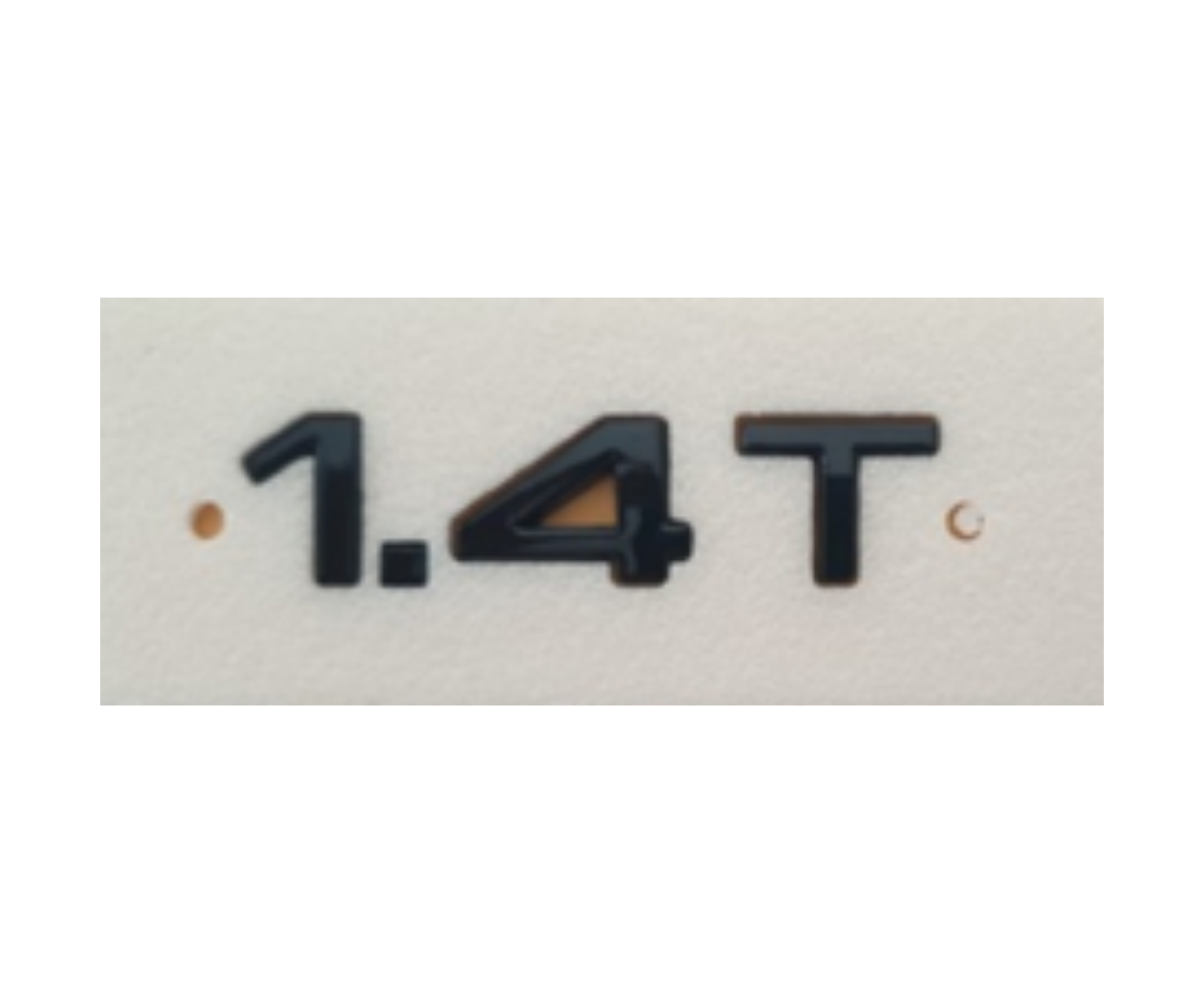 Audi 1.4 T Yazısı Siyah İthal Marka