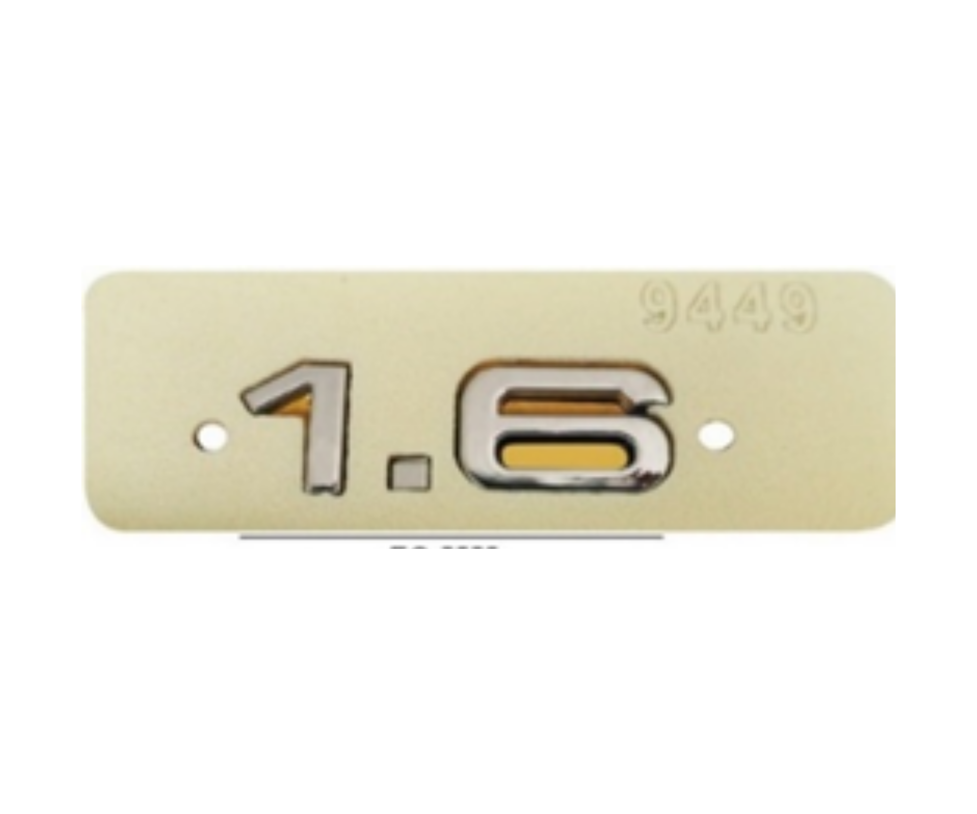 Audi 1.6 Yazısı 20 - 56 mm Krom İthal Marka