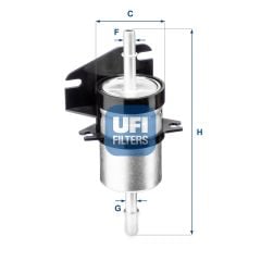 Fiat Egea Benzin Filtresi UFİ Marka 71736106