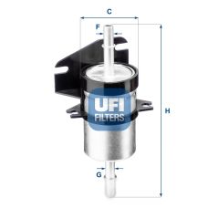 Fiat Ducato Benzin Filtresi UFİ Marka 71736106