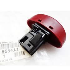 Peugeot 206 Dörtlü Flaşör Düğmesi Anahtarı Psa Marka 6554.L1