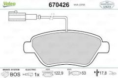 Fiat Albea 1.2 8V Ön Fren Balatası VALEO Marka 55174420