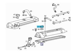 Mercedes W116 Yağ Dolum Kapağı Orijinal Mercedes Marka A1110180302