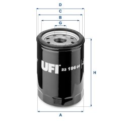 Fiat Brava Yağ Filtresi 1.1-1.9 TD MultiJet UFİ 46805832