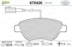 Fiat Linea 1.3 Multijet Ön Fren Balatası VALEO Marka 55174420