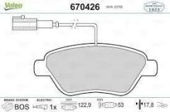 Fiat Palio 1.2 8V Ön Fren Balatası VALEO Marka 55174420