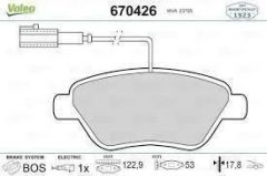 Fiat Punto 1.3 Multijet Ön Fren Balatası VALEO Marka 55174420