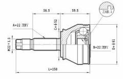 Fiat Bravo 1.6 16V Ön Dış Aks Kafası GKN Marka 46307122