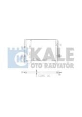 Fiat Albea 1.2 8V Klima Radyatörü Kondenser KALE Marka 46826683
