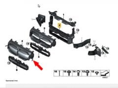 Bmw 1 Seri F40 Kasa Ön Panel Üst Bakaliti Bmw Orijinal Marka 51745A23EB3