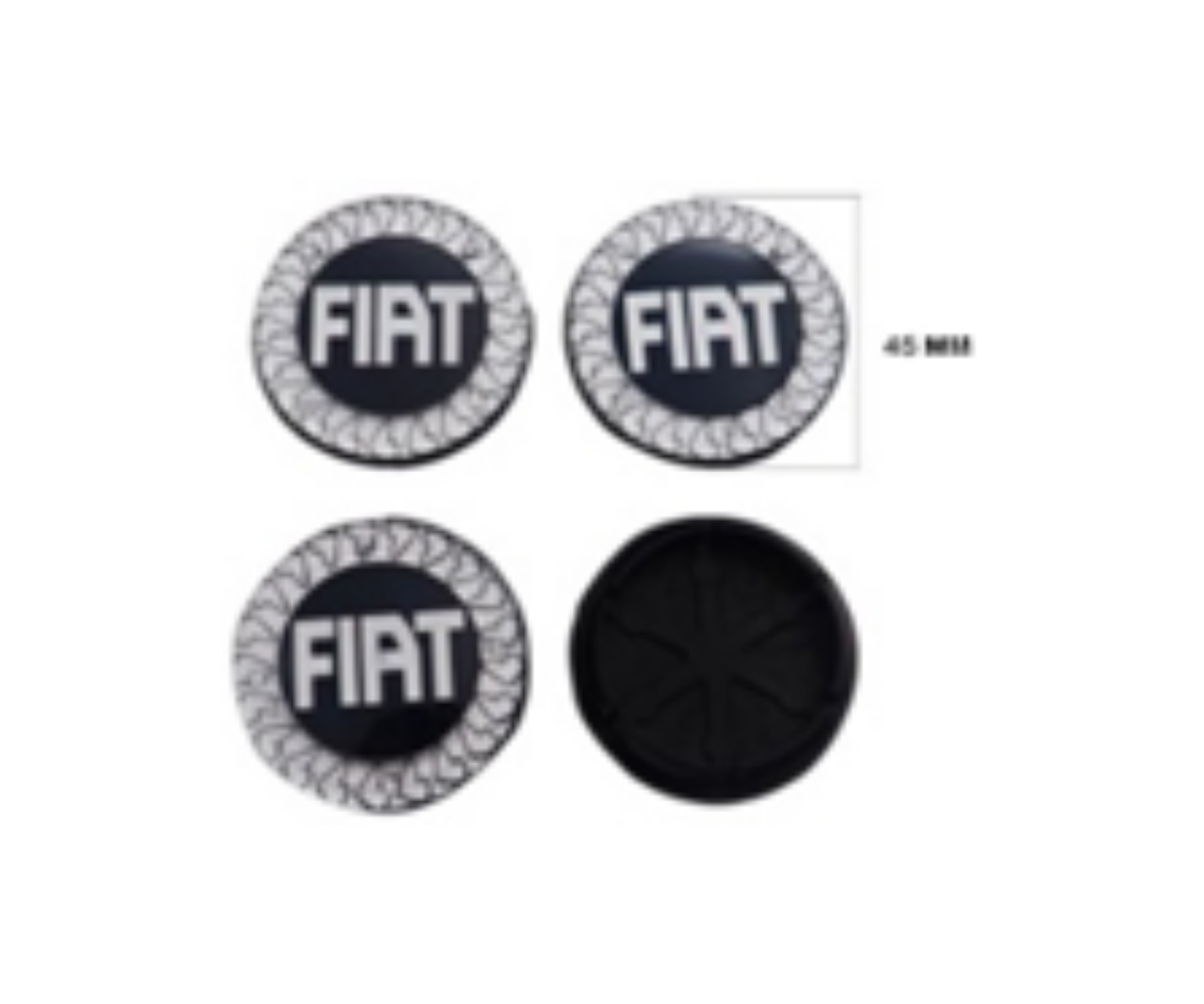 Fiat Doblo Jant Kapak Mavi 45 mm İthal Marka 46746586