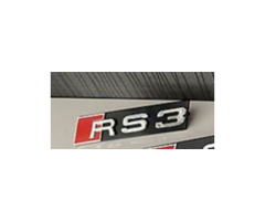 Audi RS3 Yazısı Ön Panjur Krom İthal Marka