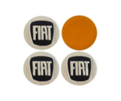 Fiat Doblo Sticker Jant 4'lü Yapıştırma Q60 Siyah İthal Marka
