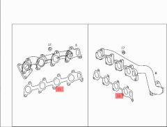 Mercedes W205 Manifold Contası Ajusa Marka A6111420780
