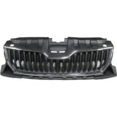 Skoda Fabia 2015-2018 Front Grille Chrome Nickel Plated Set Imported Brand 6v0853653
