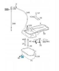 Mercedes S Sınıfı W222 Kasa Karter Tapa Pulu Würth Marka N007603014106