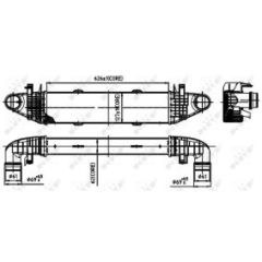 Mercedes W204 Корпус Интеркулера Радиатор Оригинальный Mercedes Марка A2045000000