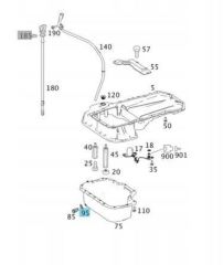 Mercedes W246 Kasa Karter Tapa Pulu Swag Marka N007603014106