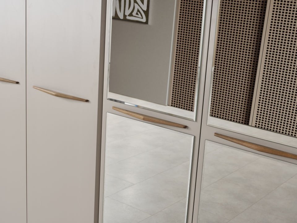 Kumsal Modern 6 Kapaklı Gardırop