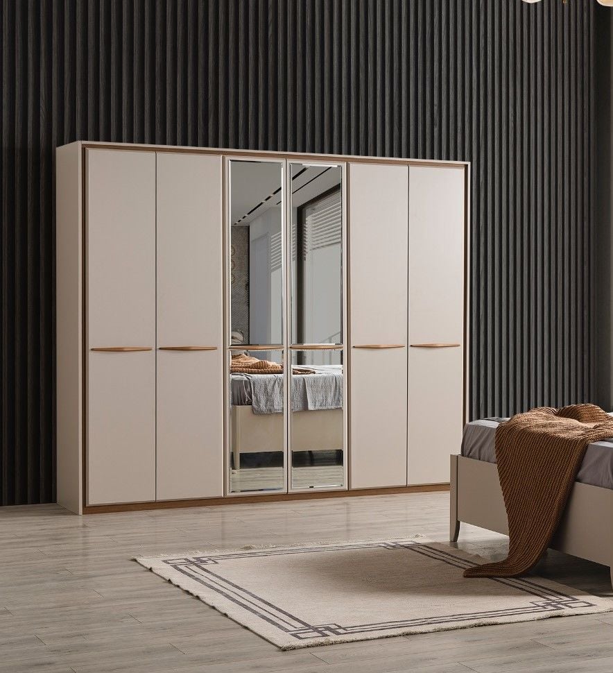 Kumsal Modern 6 Kapaklı Gardırop