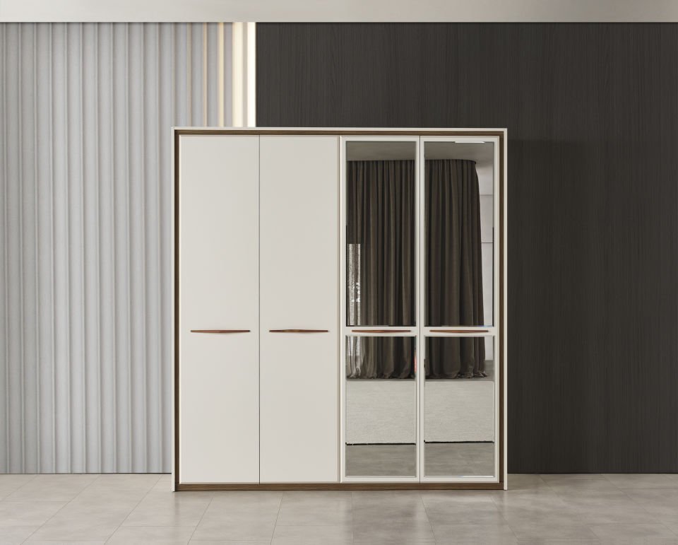 Masal Modern 4 Kapaklı Gardırop