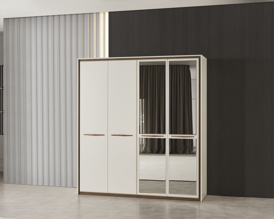 Masal Modern 4 Kapaklı Gardırop