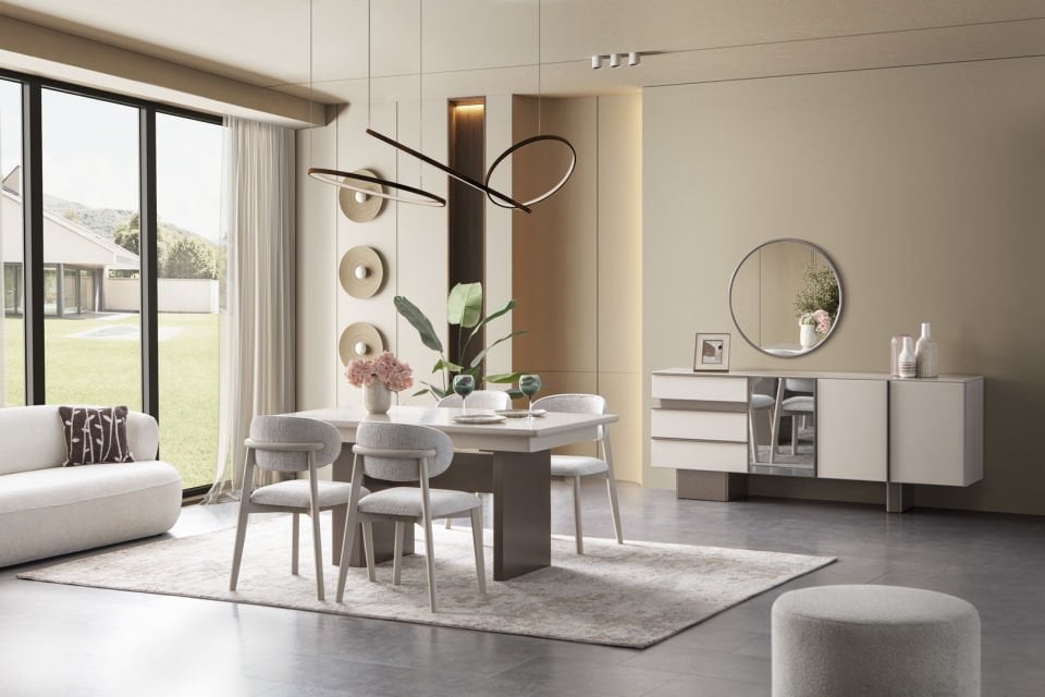 Zen Modern Yemek Odası Takımı