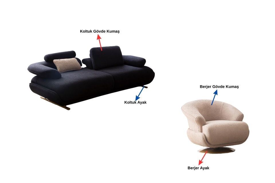 Siesta Modern Koltuk Takımı