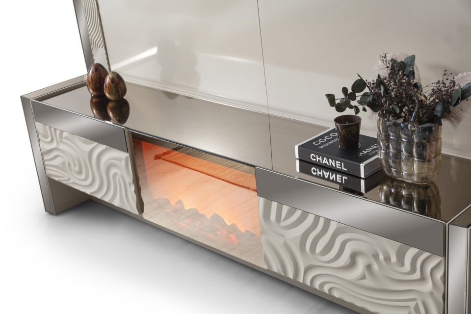 Okyanus Luxury Şömineli Tv Ünite