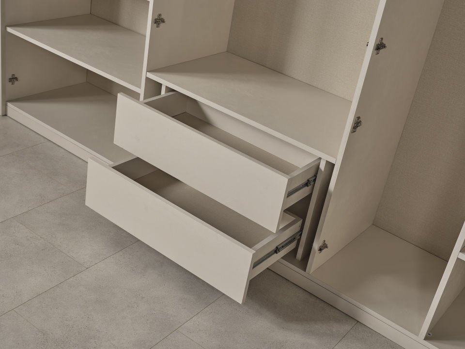 Zeron Modern 9 Kapaklı Gardırop