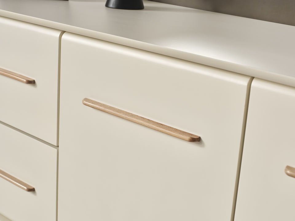 Destan Krem/Ceviz Modern Konsol