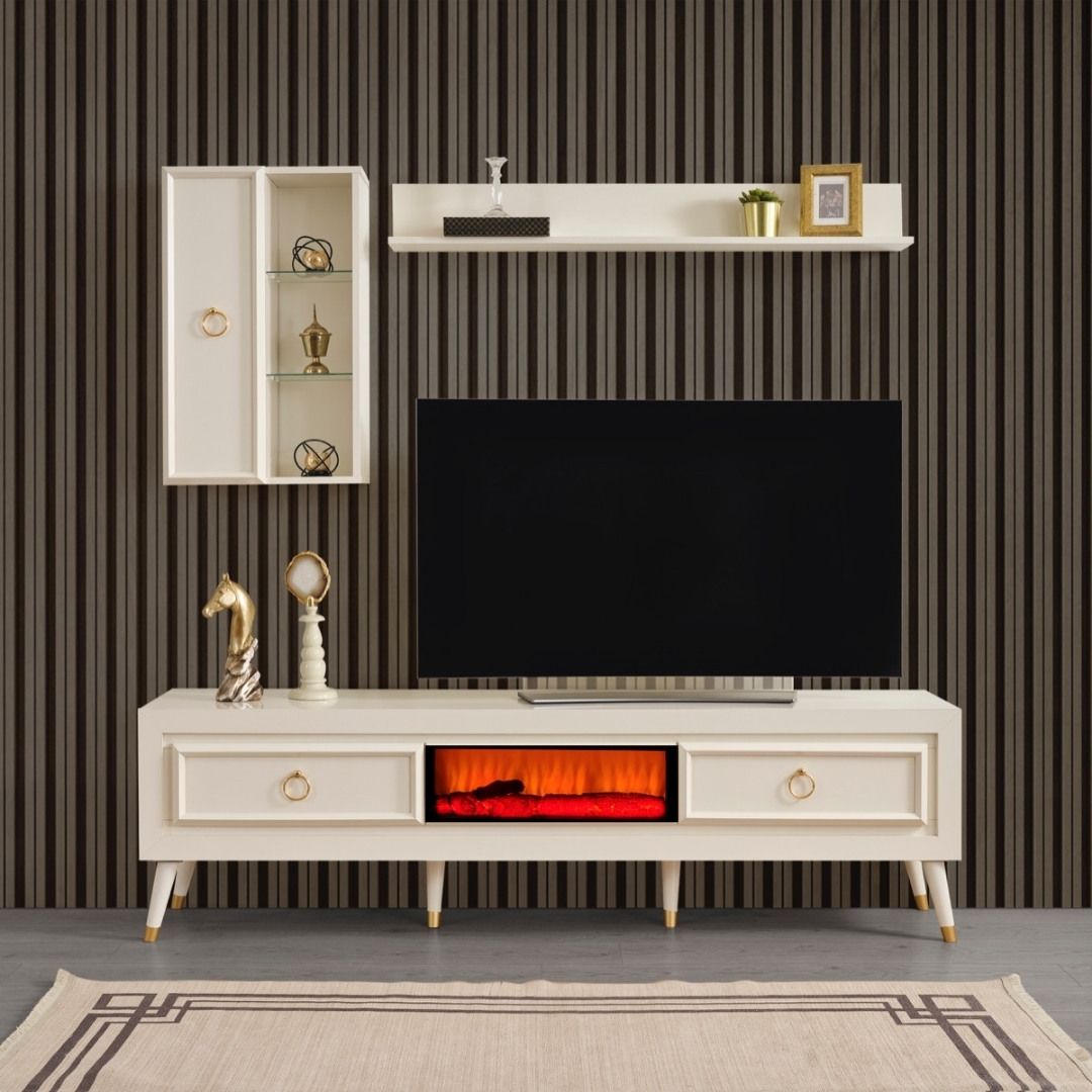 Lisa Country Şömineli Tv Ünite