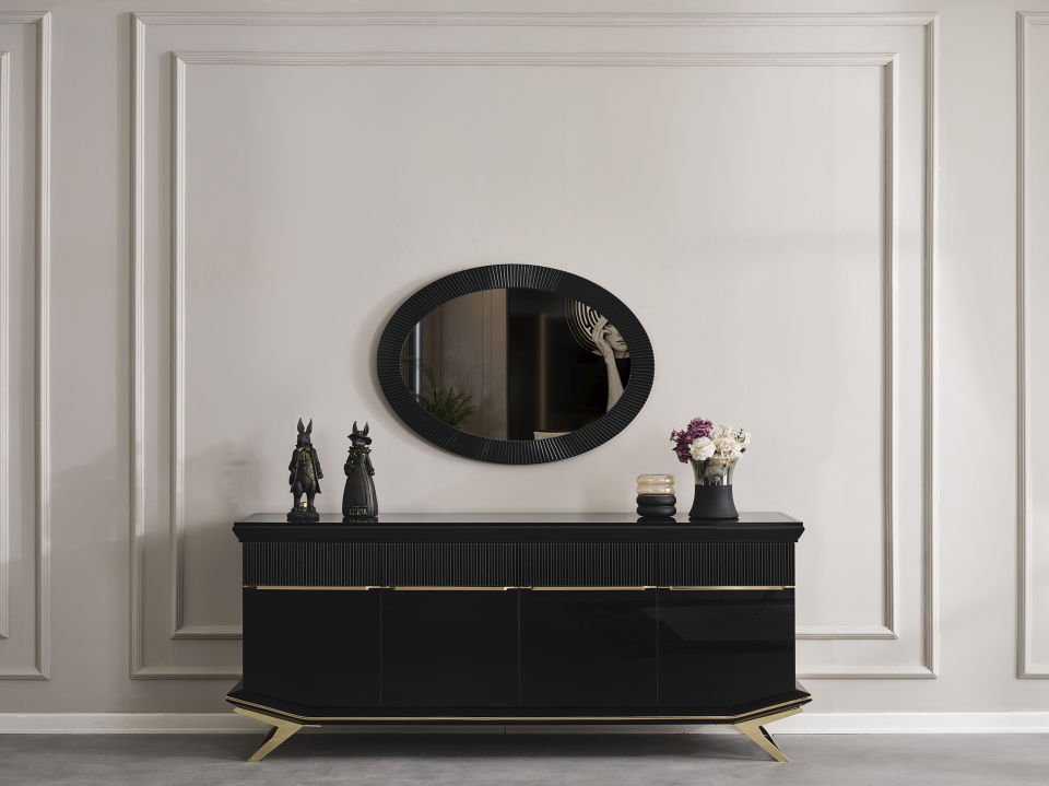 Masarati Luxury Gold Yemek Odası Takımı Sandalye