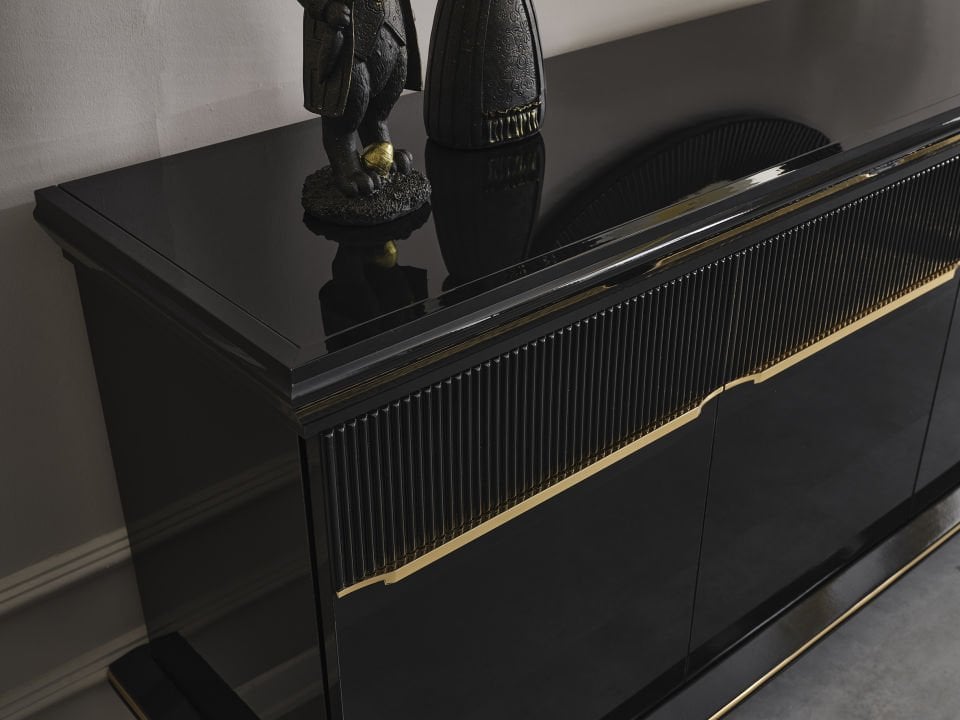 Masarati Luxury Gold Yemek Odası Takımı
