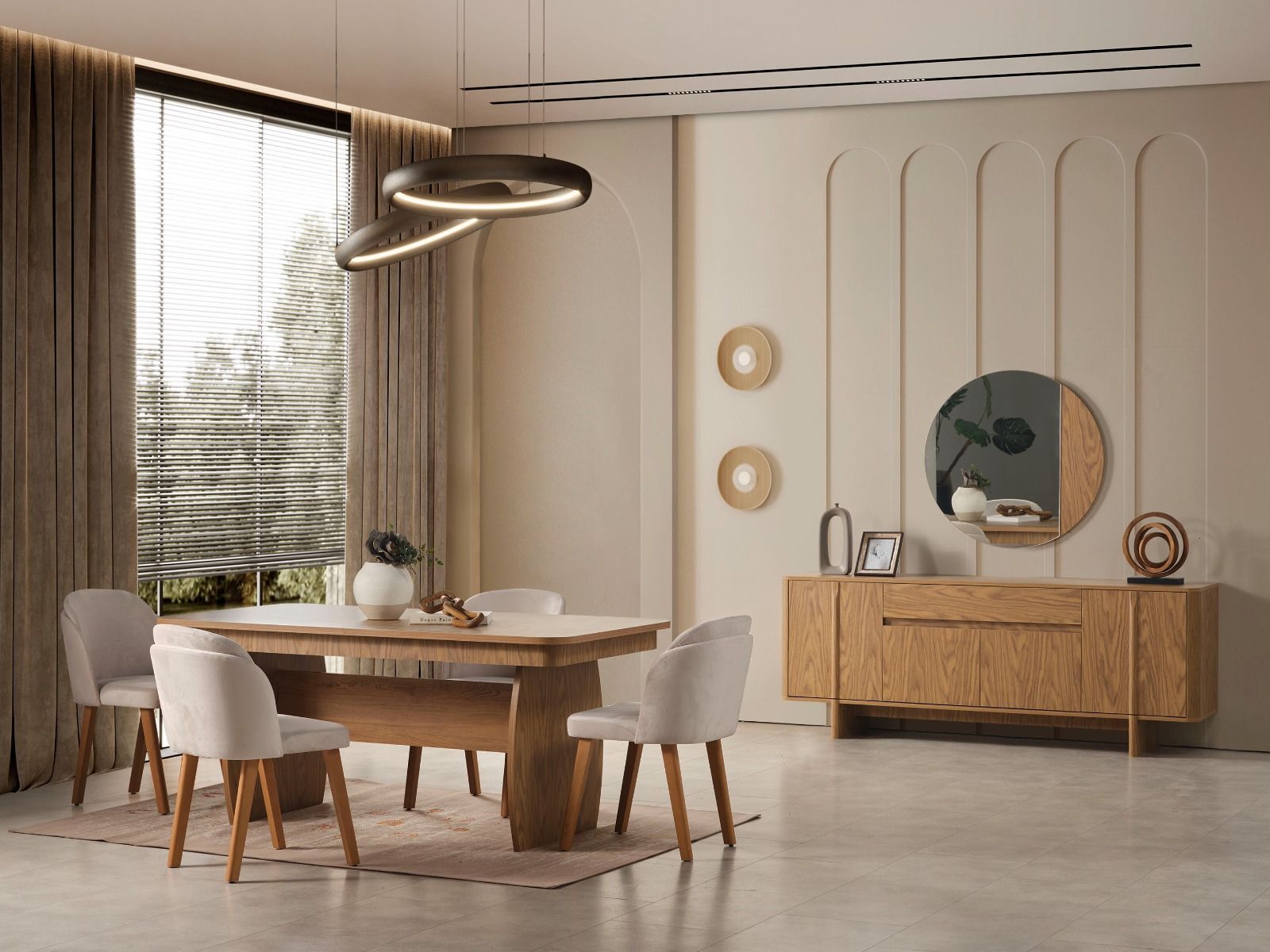 Zirve Modern Yemek Odası Takımı