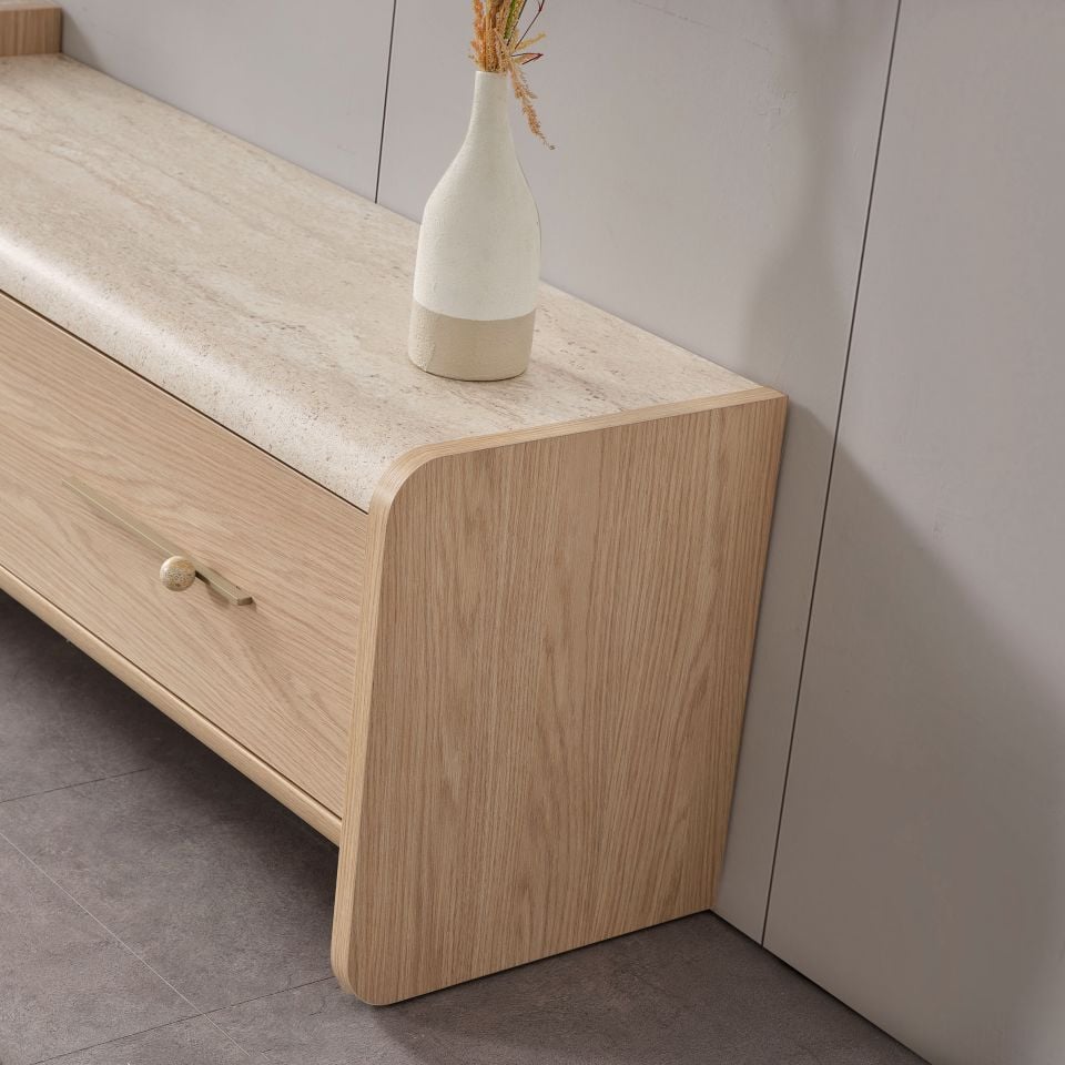 Hazal Modern Şömineli Tv Ünite