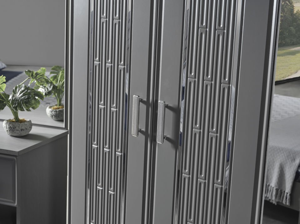 Pırlanta Luxury 6 Kapaklı Gardırop