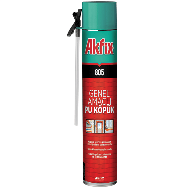 Akfix 805 Genel Amaçlı Pu Köpük 750 ml