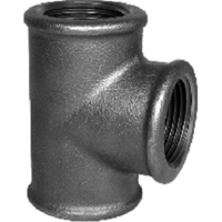Siyah 3/4'' Te