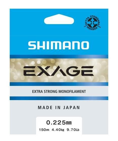 SHİMANO Exage 150m 0,225mm Steel Grey