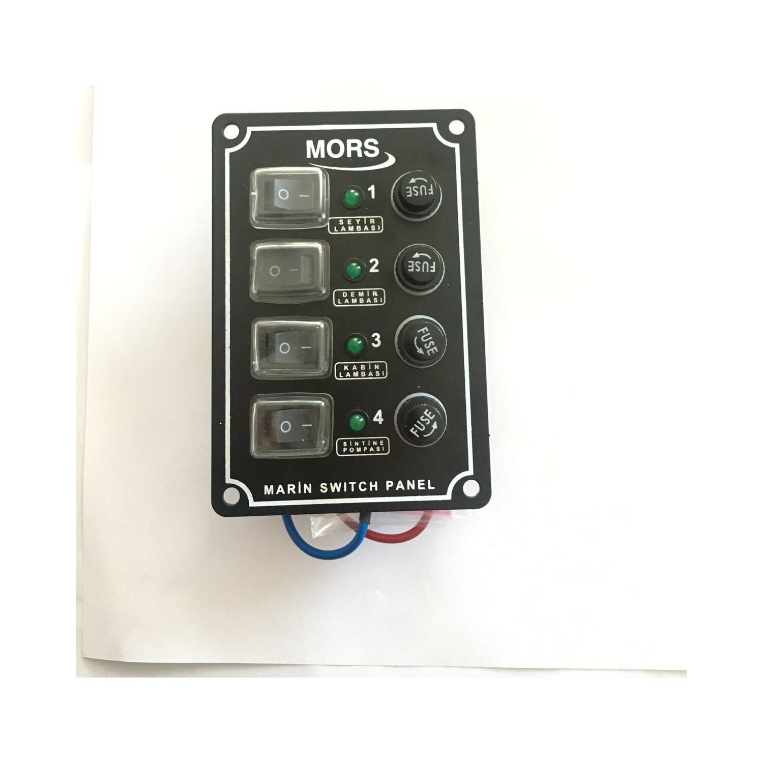 MORS 4LÜ SWITCH PANEL YATAY