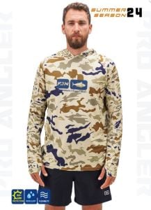 Fujin Pro Angler S24 Hooded Natural Camo #M