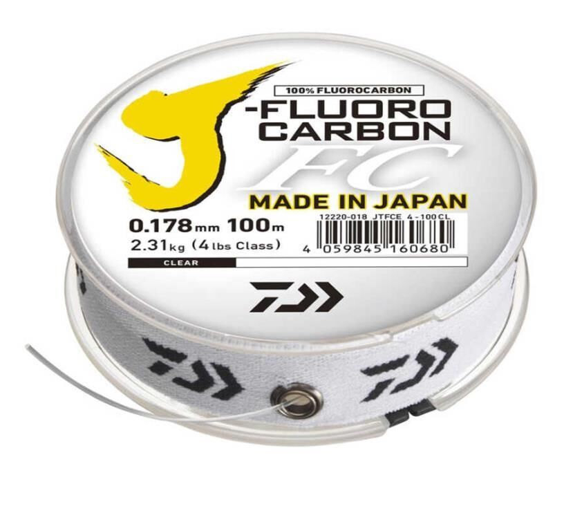 DAIWA J FLUOROCARBON LEADER 0.26MM 8LB 100M